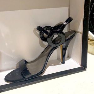 EUC - Madison Studio HEIDI Black Sandal Heels 7.5